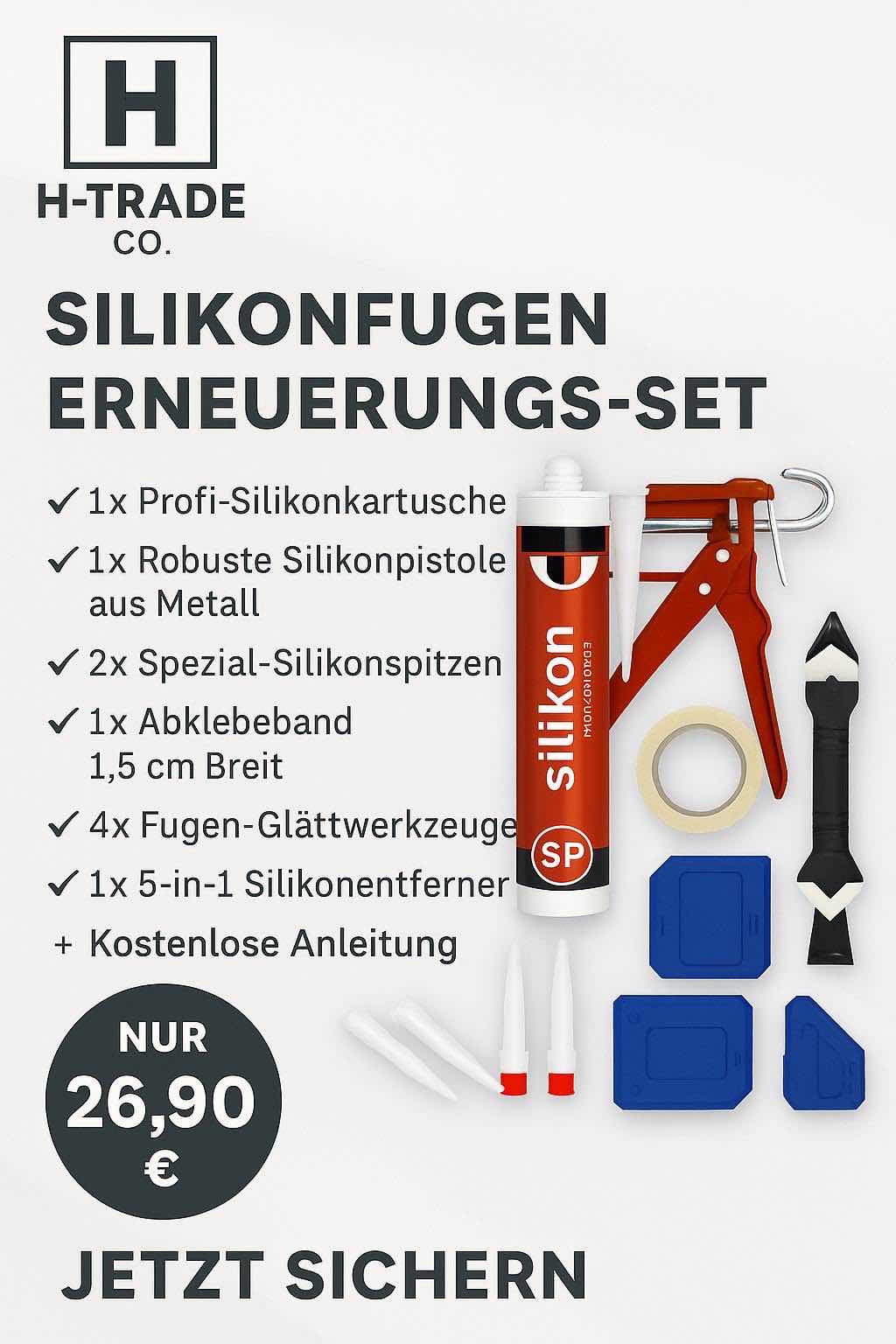 Silikonfugen Erneuerungs-Set